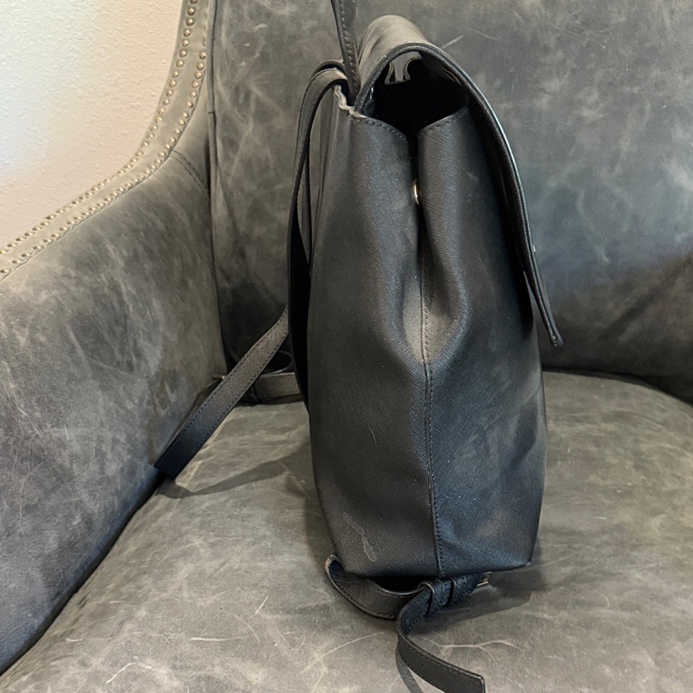 Kate Spade Cameron Street Black Leather Backpack - Picture 4 of 9